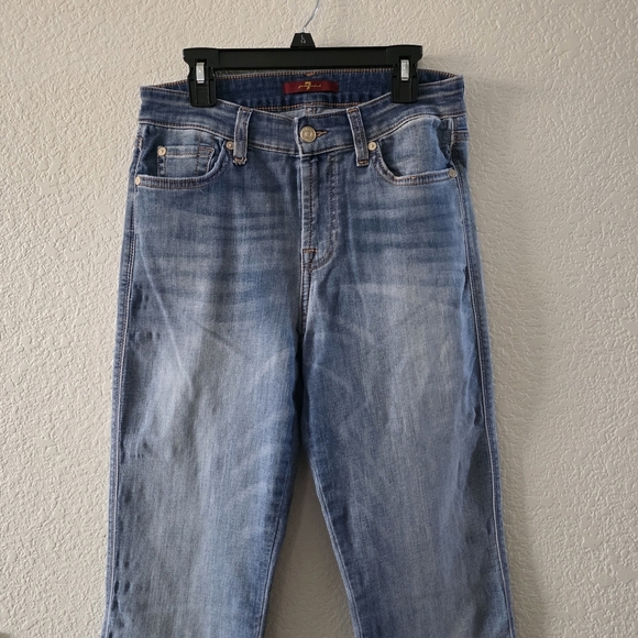 7FAM Kimmie Bootcut Jeans 27 Blue - Picture 3 of 15